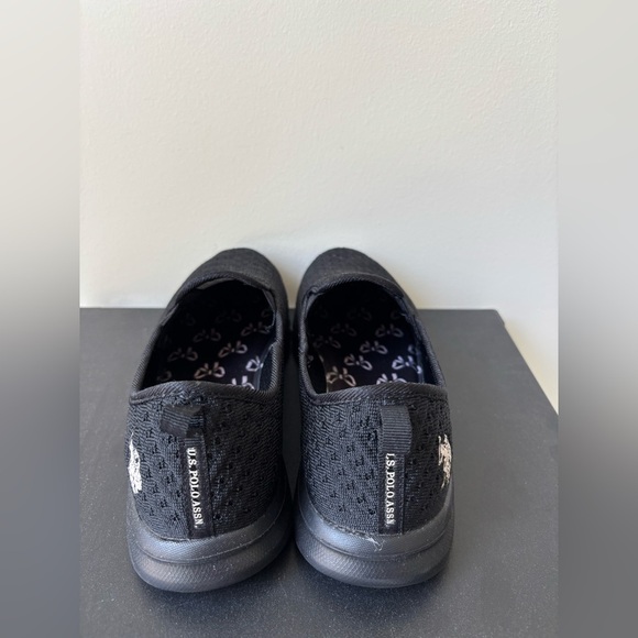 Brand new U.S. Polo Assn. Black Slip-On Shoes Women’s size 8.5 - Picture 6 of 7